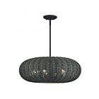 Livex Lighting 60155-04 Deluna 5-Lights 40W Black Pendant