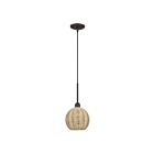 Livex Lighting 60201-07 Summervine 1-Light 40W Bronze Pendant