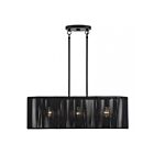 Livex Lighting 60234-04 Acordia 3-Lights 40W Black Chandelier