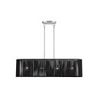 Livex Lighting 60235-81 Acordia 4-Lights 40W Painted Nickel Chandelier