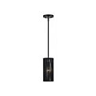 Livex Lighting 60241-04 Acordia 1-Light 40W Black Pendant