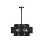 Livex Lighting 60245-04 Acordia 5-Lights 40W Black Pendant