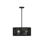 Livex Lighting 60246-04 Acordia 3-Lights 40W Black Pendant