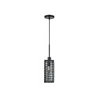 Livex Lighting 60451-04 Twinewell 1-Light 40W Black Pendant