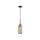 Livex Lighting 60461-07 Twinewell 1-Light 40W Bronze Pendant