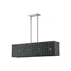 Livex Lighting 60553-91 Weavington 4-Lights 40W Brushed Nickel Chandelier