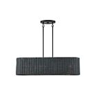 Livex Lighting 60556-04 Weavington 4-Lights 40W Black Chandelier