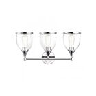Livex Lighting 14133-05 3-Lights 180W Polished Chrome Bath Vanity Light