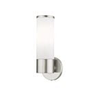 Livex Lighting 16561-91 Lindale 1-Light 60W Brushed Nickel Bath Vanity Light