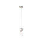 Livex Lighting 17140-91 Quincy 1-Light 60W Brushed Nickel Pendant