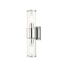 Livex Lighting 17142-05 Quincy 2-Lights 120W Polished Chrome Bath Vanity Light