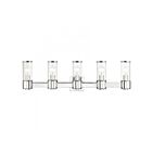 Livex Lighting 17145-05 Quincy 5-Lights 300W Polished Chrome Bath Vanity Light
