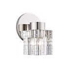 Livex Lighting Rotterdam 17371-35 60W 1-Light Polished Nickel Wall Sconce