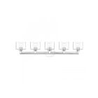 Livex Lighting 17915-05 5-Lights 300W Polished Chrome Bath Vanity Light