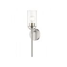 Livex Lighting Whittier 18081-91 60W 1-Light Brushed Nickel Wall Sconce