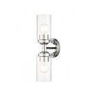 Livex Lighting 18082-05 Whittier 2-Lights 120W Polished Chrome Bath Vanity Light