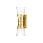 Livex Lighting Brynhurst 18172-08 120W 2-Lights Natural Brass Wall Sconce