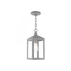 Livex Lighting 20591-80 Nyack 1-Light 100W Nordic Gray Outdoor Pendant Light