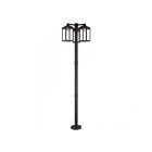 Livex Lighting 20597-07 3-Lights 180W Bronze and Antique Brass Outdoor Post Light