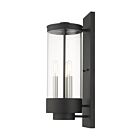 Livex Lighting 20724-14 Hillcrest 3-lights 120W Textured Black Outdoor Wall Lantern