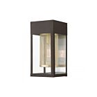 Livex Lighting 20761-07 1-Light 100W Bronze and Soft Gold Outdoor Wall Lantern
