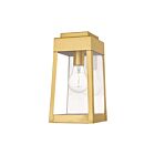 Livex Lighting 20852-12 1-Light 100W Satin Brass Outdoor Wall Lantern
