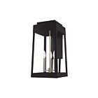 Livex Lighting 20858-04 3-Lights 180W Black Outdoor Wall Lantern