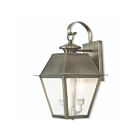 Livex Lighting 2165-29 3-Lights 180W Vintage Pewter Outdoor Wall Lantern