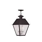 Livex Lighting 2170-07 Mansfield 3-Lights 180W Bronze Outdoor Pendant Light