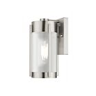 Livex Lighting 22380-91 1-Light 60W Brushed Nickel Outdoor Wall Lantern