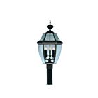 Livex Lighting Monterey 2354-07 3-Lights 180W Bronze Outdoor Post Lantern