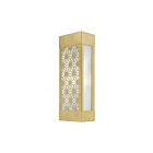 Livex Lighting 24322-32 2-Lights 80W Satin Gold Outdoor Wall Sconce