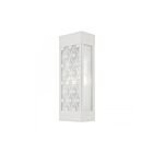 Livex Lighting 24322-91 2-Lights 80W Brushed Nickel Outdoor Wall Sconce