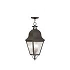 Livex Lighting 2557-07 Amwell 3-Lights 180W Bronze Outdoor Pendant Light
