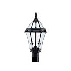 Livex Lighting Fleur de Lis 2622-07 2-Lights 120W Bronze Outdoor Post Lantern