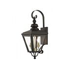 Livex Lighting 27372-07 2-Lights 120W Bronze and Antique Brass Outdoor Wall Lantern