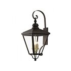 Livex Lighting 27374-07 4-Lights 240W Bronze and Antique Brass Outdoor Wall Lantern