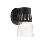 Livex Lighting 27971-04 1-Light 60W Black and Soft Gold Outdoor Wall Lantern