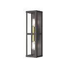 Livex Lighting 28033-07 2-Lights 120W Bronze and Antique Gold Outdoor Wall Lantern