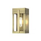 Livex Lighting 28961-01 1-Light 60W Antique Brass Outdoor Wall Lantern