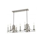 Livex Lighting 40057-91 Trumbull 9-Lights 520W Brushed Nickel Chandelier