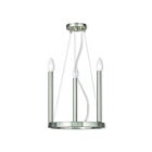 Livex Lighting 40243-91 Alpine 3-Lights 180W Brushed Nickel Chandelier