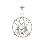Livex Lighting 40905-35 Aria 5-Lights 300W Polished Nickel Chandelier