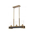 Livex Lighting 41073-26 Buttonwood 5-Lights 250W Aged Gold Chandelier
