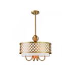 Livex Lighting 41104-33 Arabesque 5-Lights 290W Soft Gold Convertible Pendant