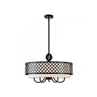 Livex Lighting 41116-92 Arabesque 6-Lights 350W English Bronze Convertible Pendant