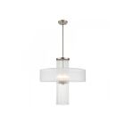Livex Lighting 41142-91 Alexis 4-Lights 240W Brushed Nickel Pendant