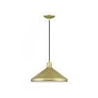 Livex Lighting 41179-33 1-Light 60W Soft Gold and Polished Brass Pendant