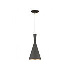 Livex Lighting 41185-07 Waldorf 1-Light 60W Bronze with Antique Brass Finish Accents Pendant