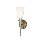 Livex Lighting Witten 41691-01 60W 1-Light Antique Brass Wall Sconce